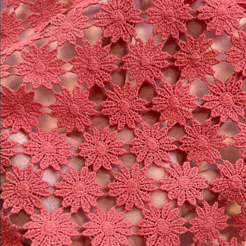 Floral Lace Pink Skirt - Picture 9 of 10